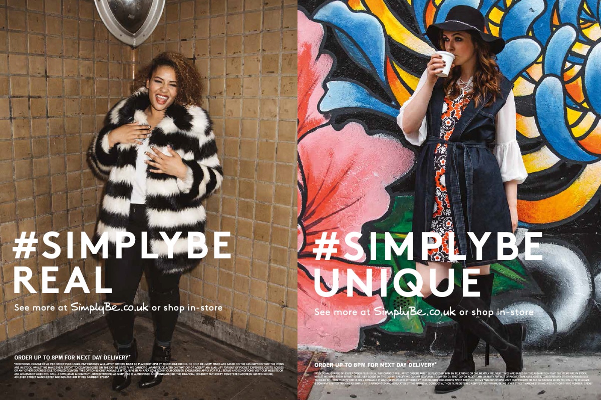Simply Be - Campaign - Photographer, Fashion Stylist, Hair and