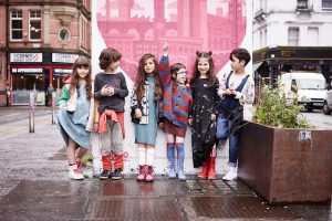 Kids fashion styling editorial